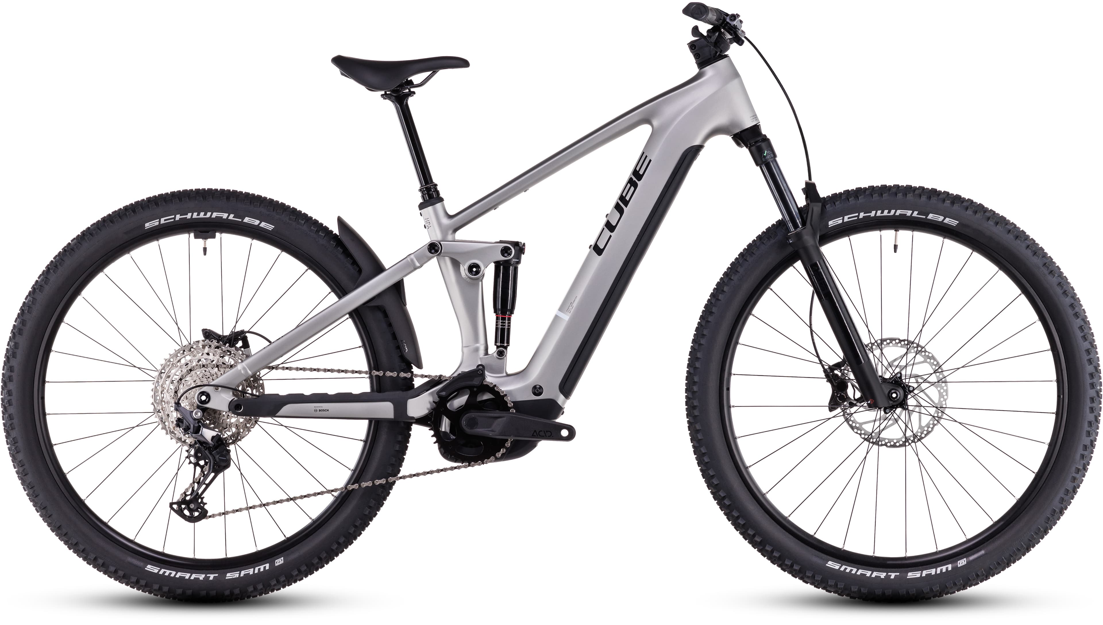 Cube Stereo Hybrid ONE22 Race 800 silver´n´black - Bikecenter Schager