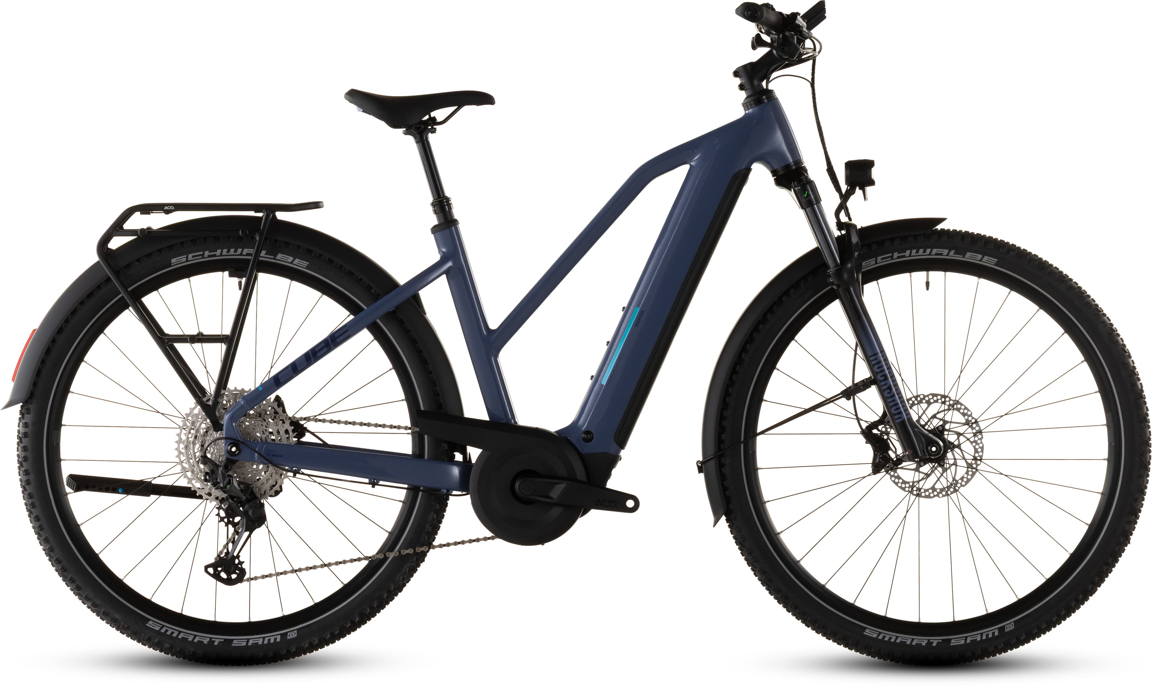 Cube Nuride Hybrid EXC 800 jeansblue´n´blue - Bikecenter Schager