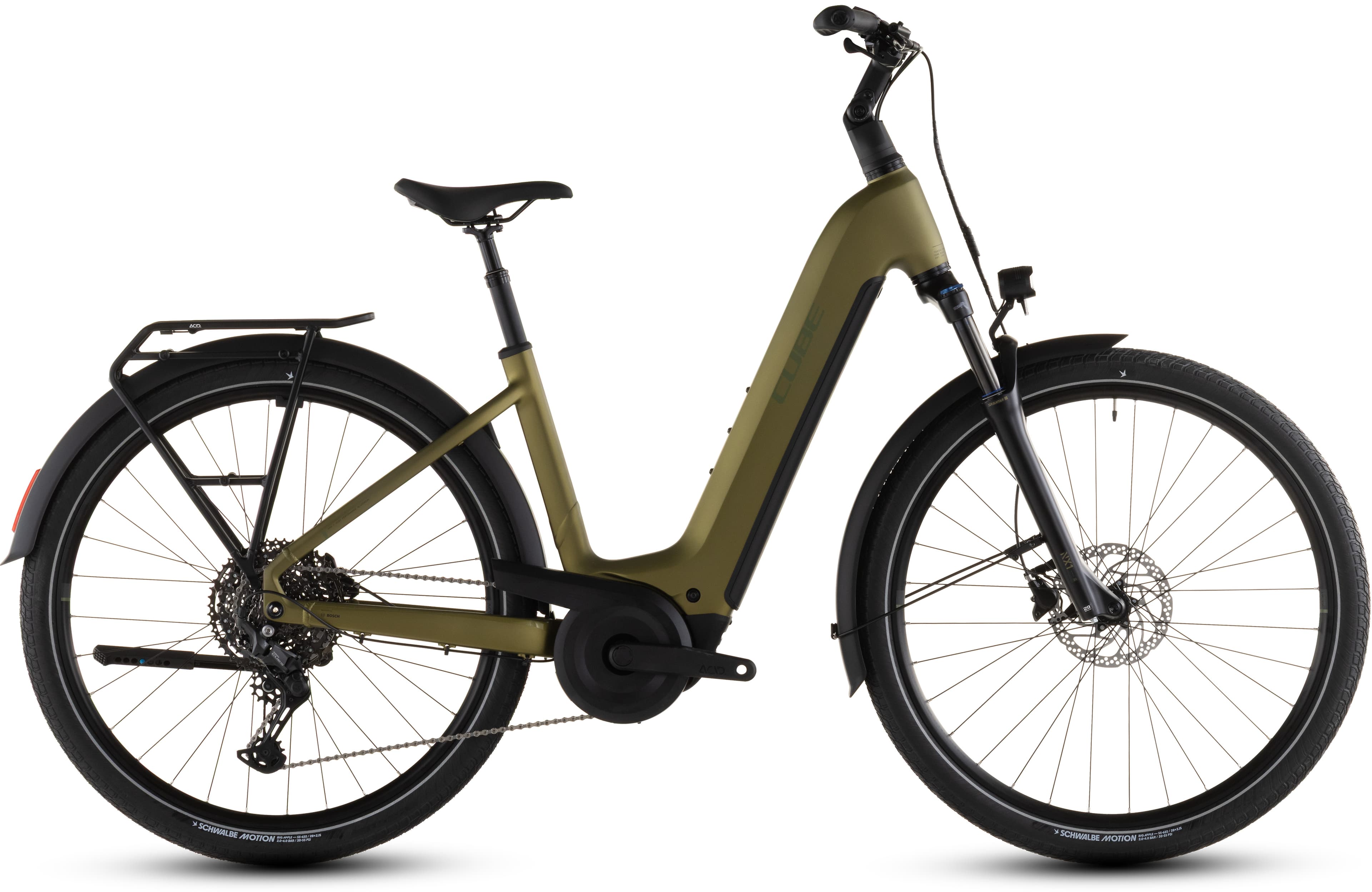 Cube Touring Hybrid Pro 800 goldenlime´n´black - Bikecenter Schager