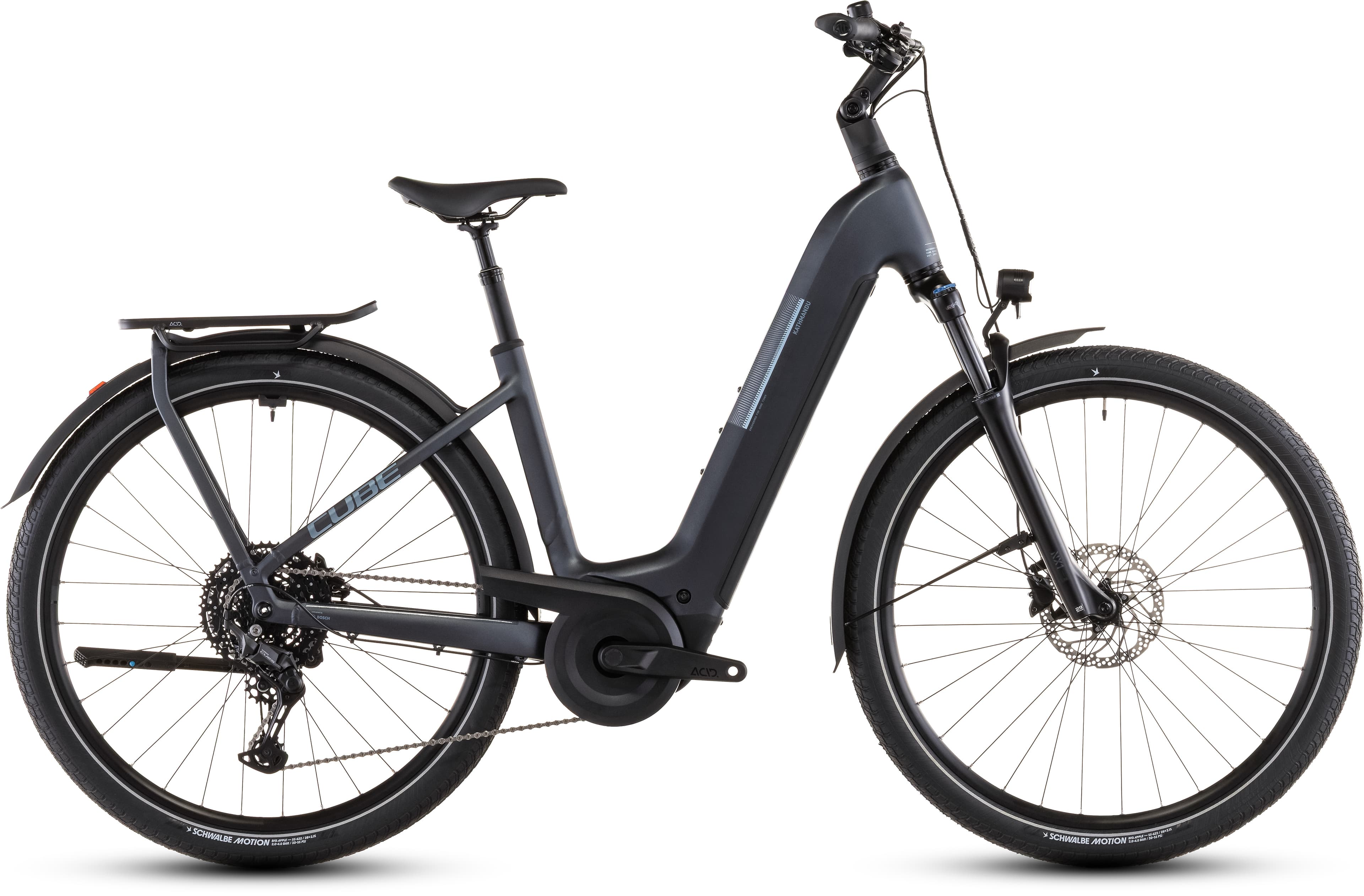 Cube Kathmandu Hybrid ONE 800 metallicgrey´n´grey - Bikecenter Schager