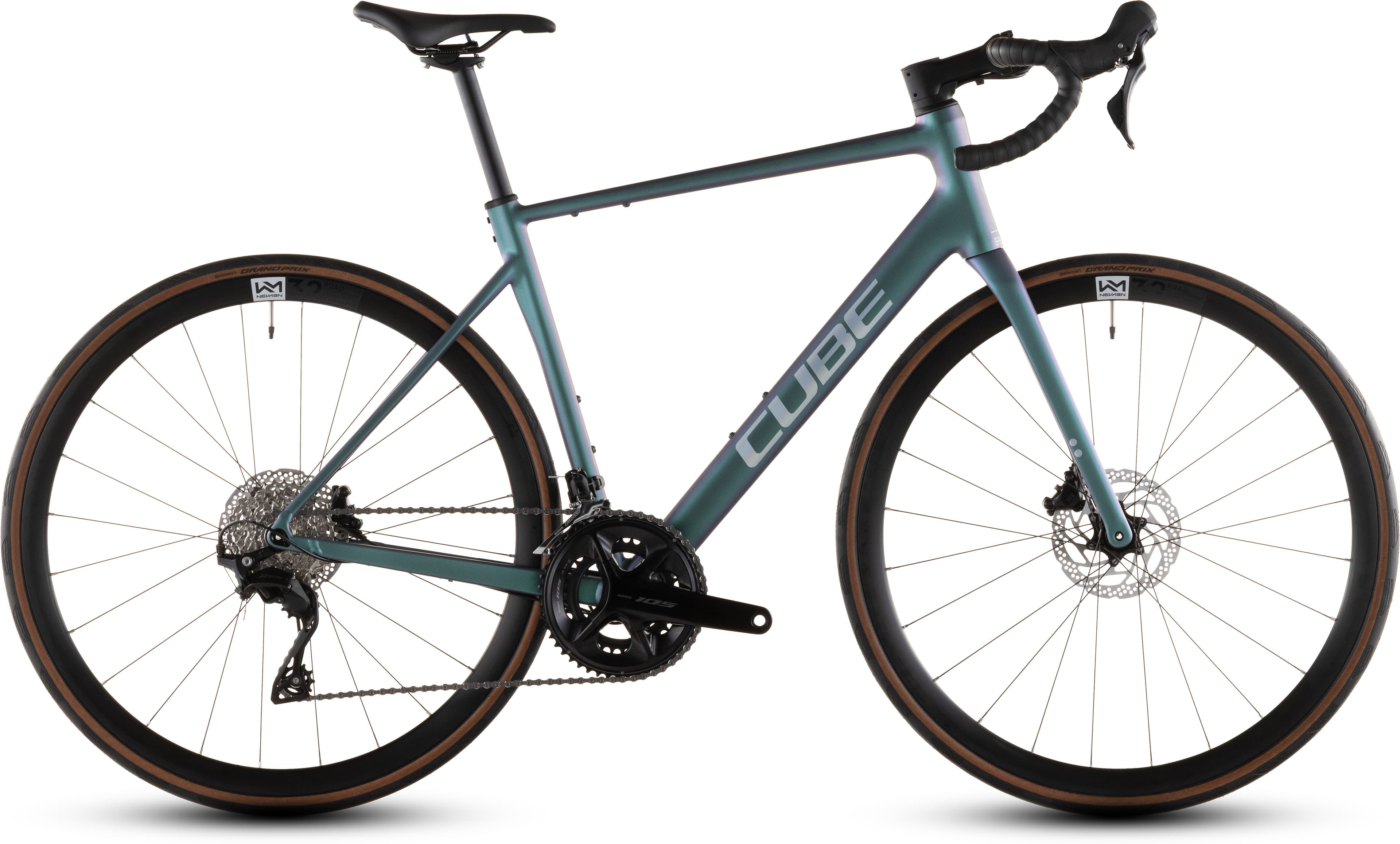 Cube Attain SLX smaragdgrey´n´prism - Bikecenter Schager
