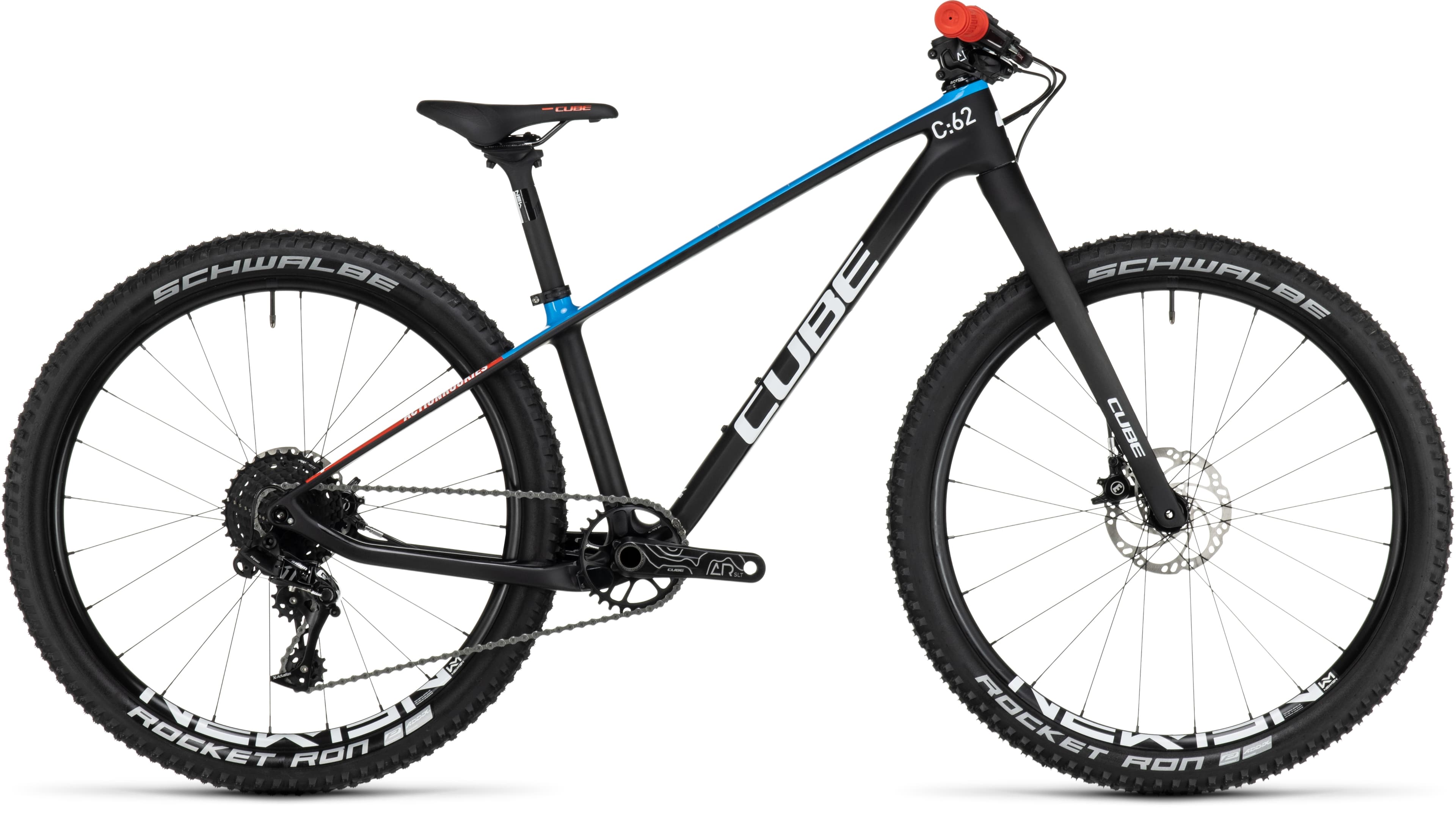 Cube Elite 240 C:62 SLX carbon´n´blue´n´red - Bikecenter Schager