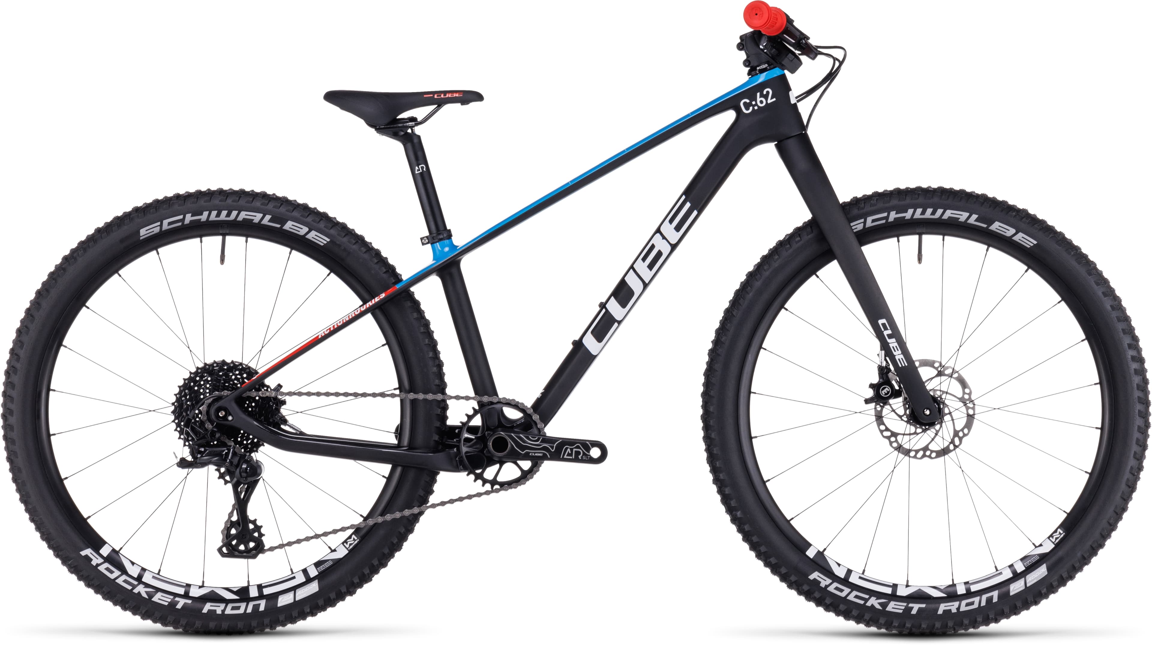 Cube Elite 240 C:62 Pro carbon´n´blue´n´red - Bikecenter Schager