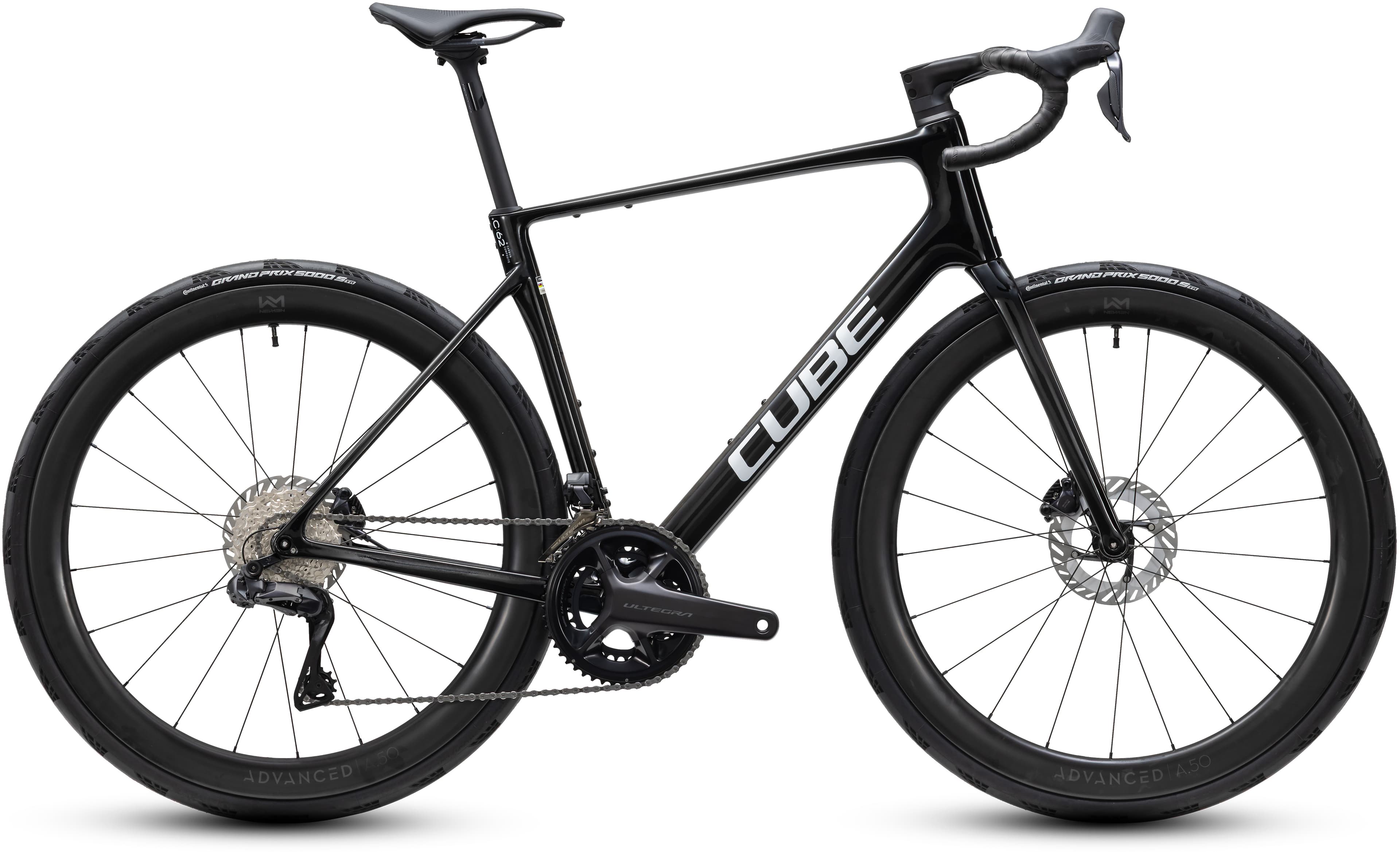 Cube Attain C:62 SLT carbon´n´white - Bikecenter Schager