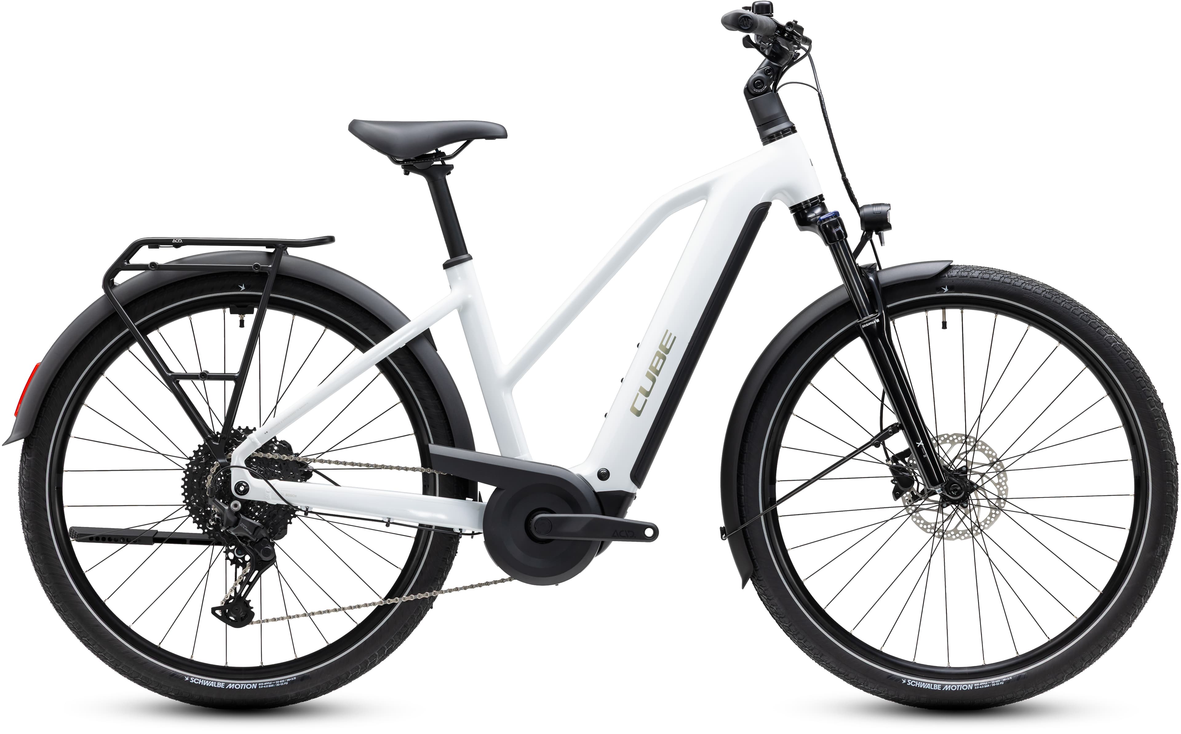 Cube Touring Hybrid ONE 600 metallicwhite´n´chrome - Bikecenter Schager