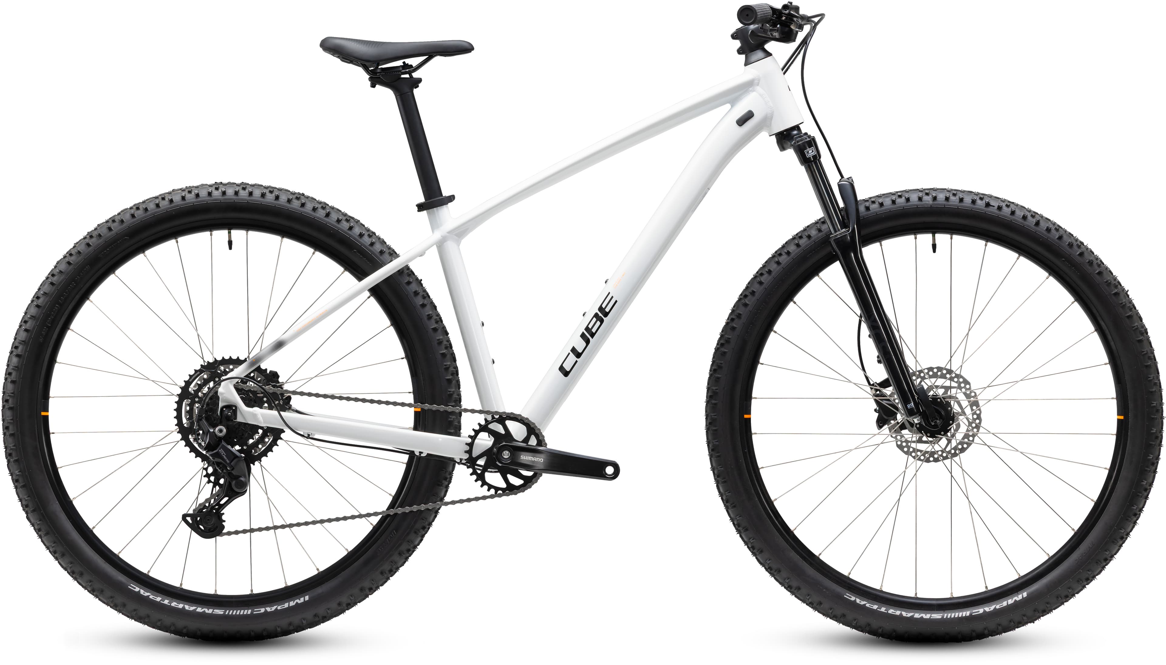 Cube Aim ONE metallicwhite´n´black - Bikecenter Schager