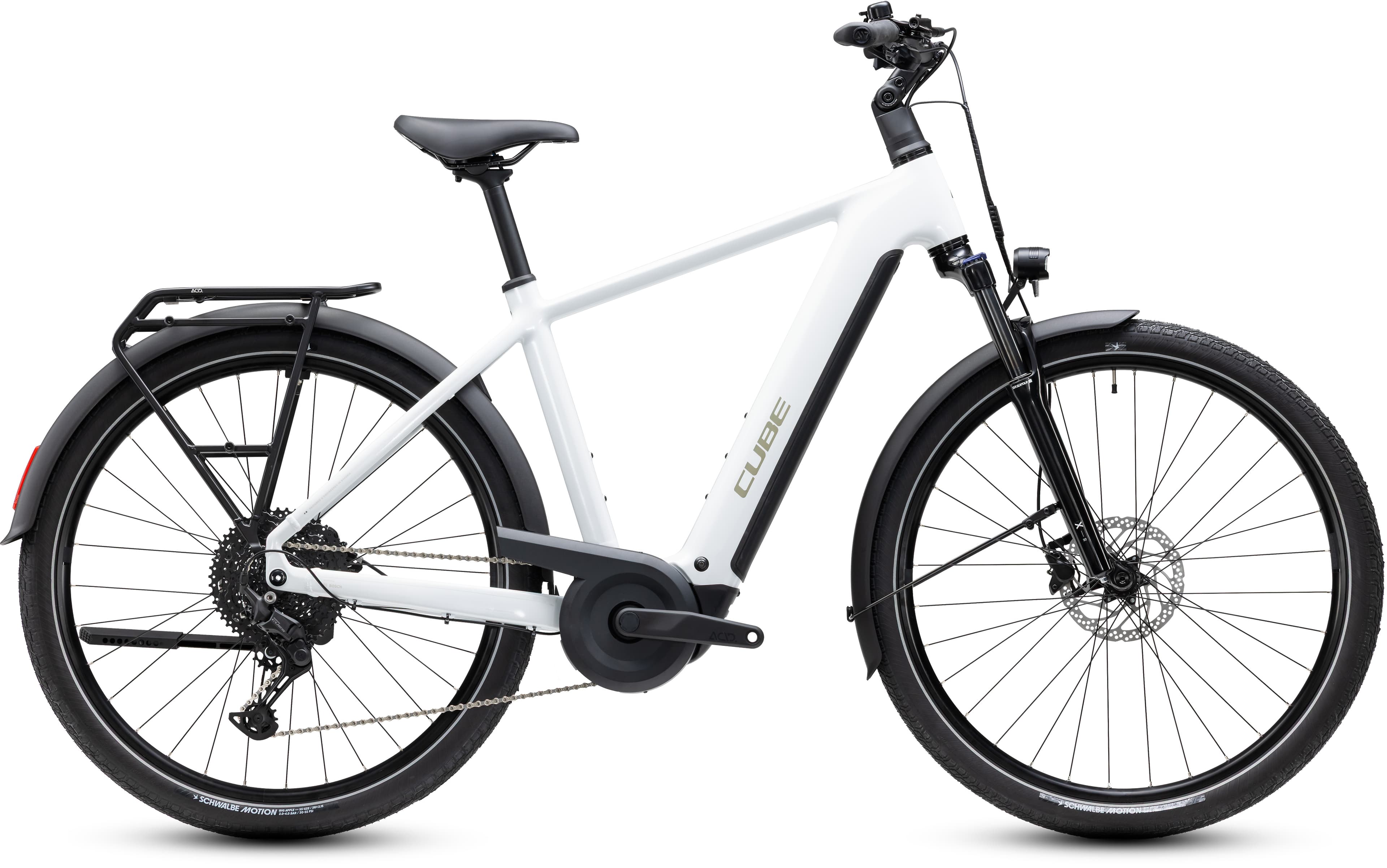 Cube Touring Hybrid ONE 600 metallicwhite´n´chrome - Bikecenter Schager