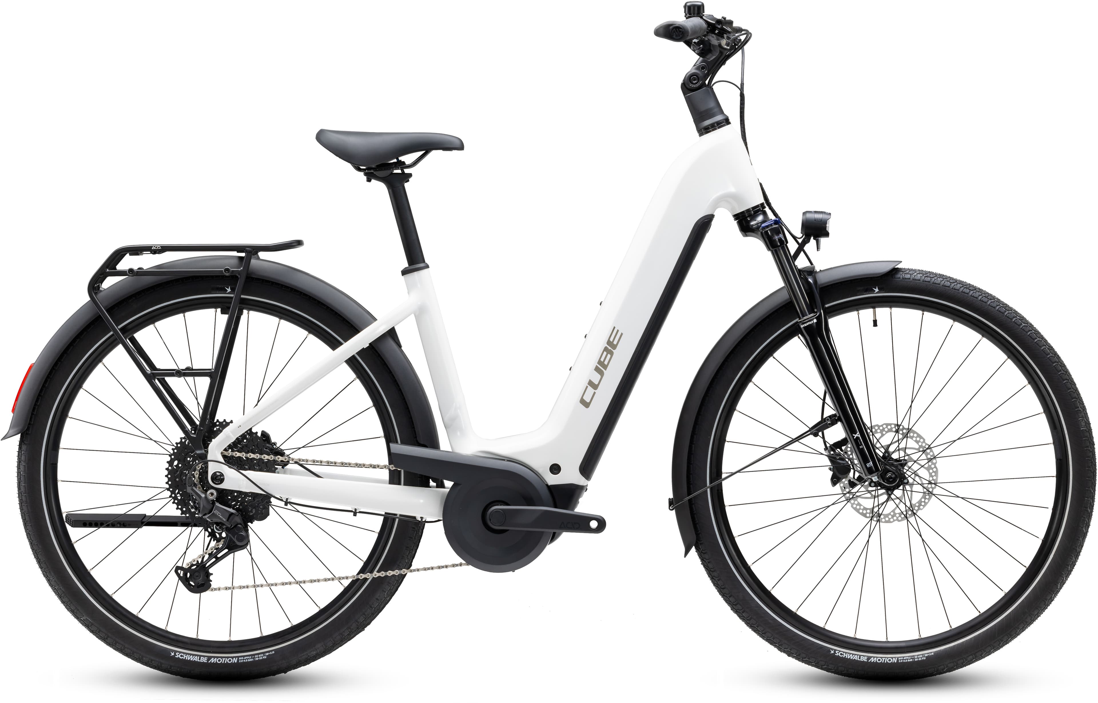 Cube Touring Hybrid ONE 600 metallicwhite´n´chrome - Bikecenter Schager