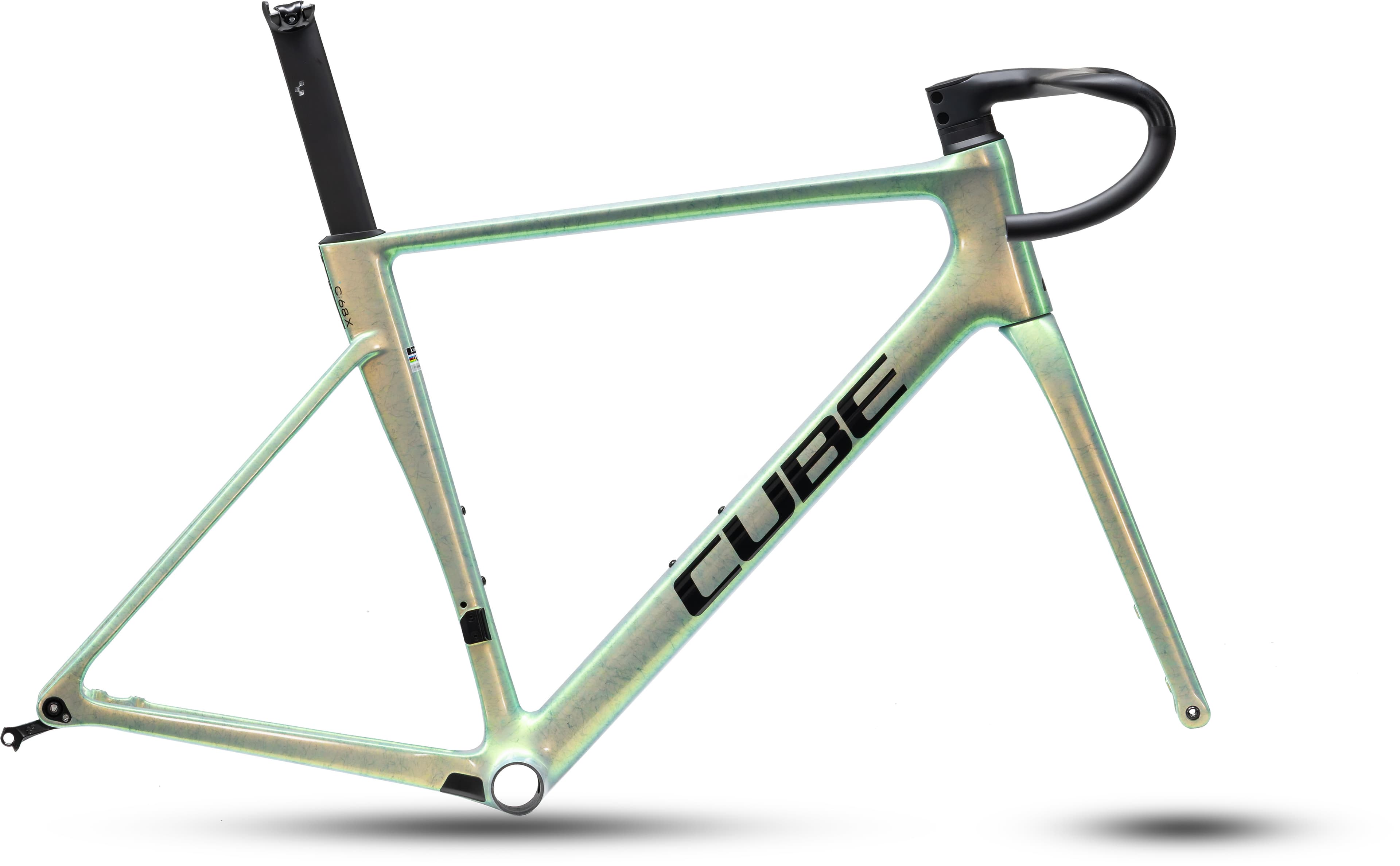 Cube Litening AIR C:68X Frameset genesisfibre´n´black - Bikecenter Schager