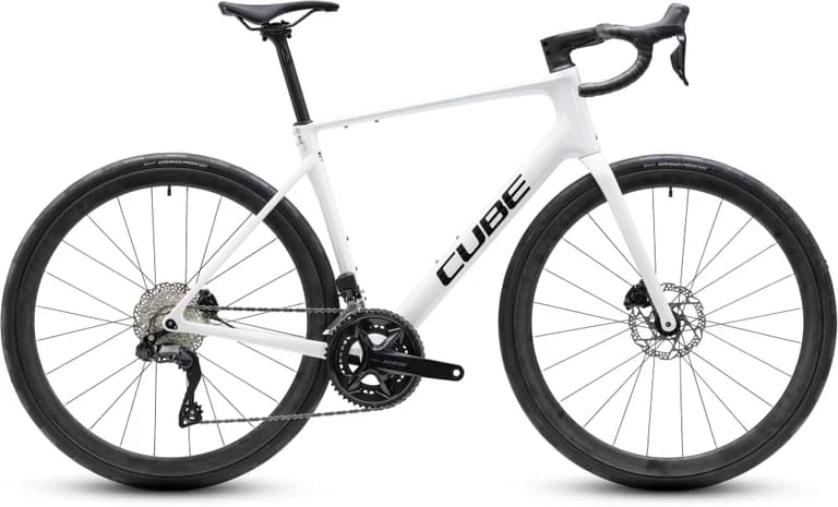 Cube Attain C:62 SLX metallicwhite´n´black - Produktbild
