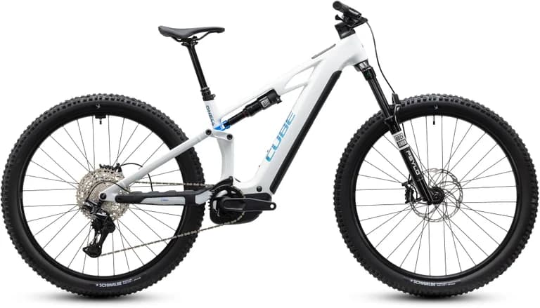 Cube Stereo Hybrid ONE44 HPC Pro 800 metallicwhite´n´blue - Produktbild