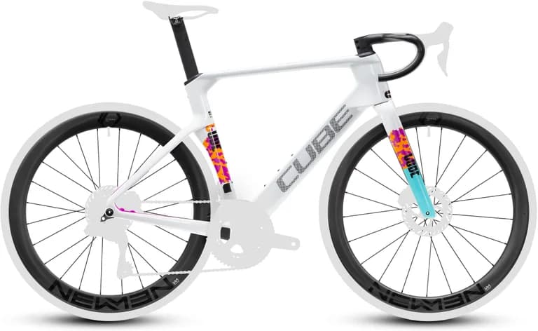 Cube Litening AERO C:68X Frameset graphic´n´white - Produktbild